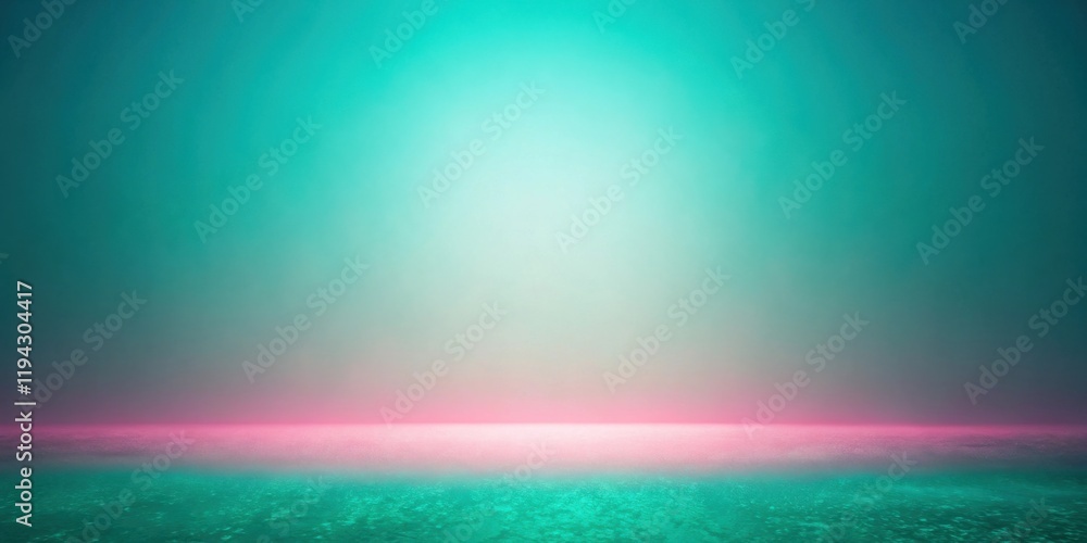 Poster abstract teal and pink gradient background for design projects