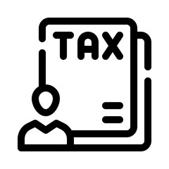 Tax Advisor line icon