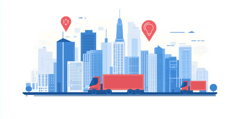 Obraz premium Connected Local Ecosystems Integrating Transportation, Infrastructure, and Technology for Sustainable Urban Mobility and Smart Cities
