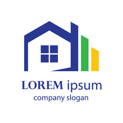 simple and elegant housing logo design