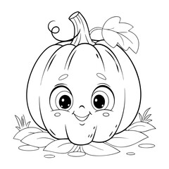 pumpkin charater cute