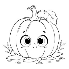 pumpkin charater cute