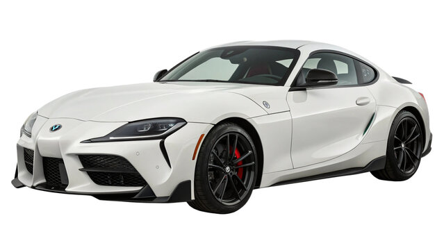 Toyota Supra isolated.