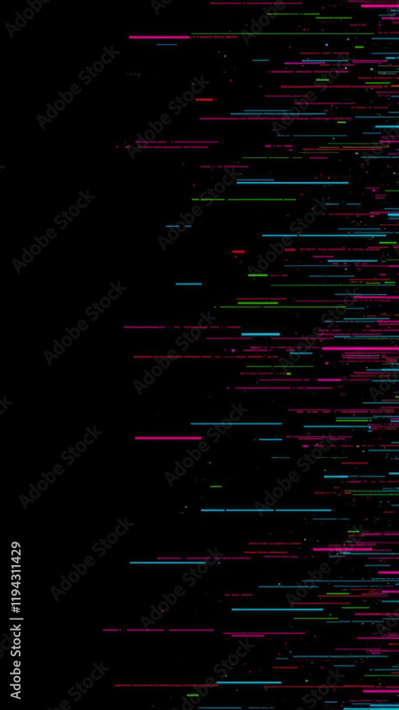 Poster vibrant abstract background with lines and streaks of light.