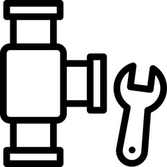 Obraz premium -_Wrench, Plumbing Tool, Repair, Maintenance, Hand Tool