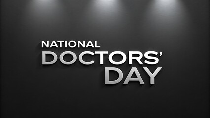 Fototapeta premium national doctors' day