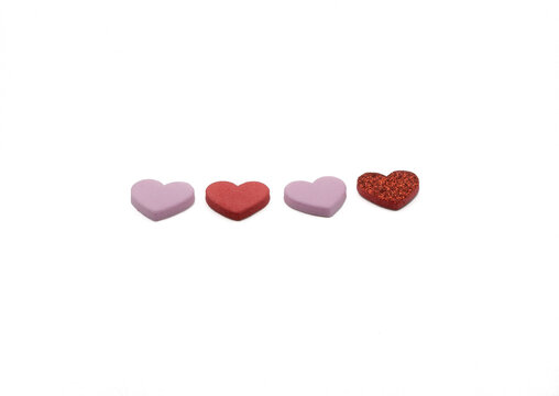 hearts white background  valentine porpose