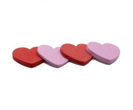 hearts white background  valentine porpose