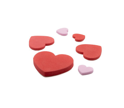 hearts white background  valentine porpose