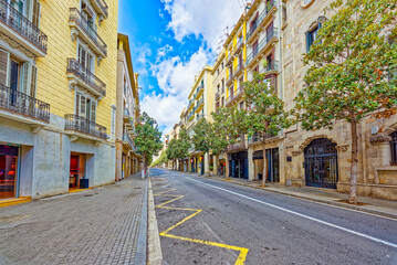 Gracia, grace district area of the Mediterranean city of Barcelona.