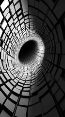 Abstract Tiled Vortex: Monochromatic Descent