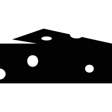 recommend clip art: Cheese wedge silhouette 
                    