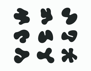 Clean Blob Shape Silhouette Collection