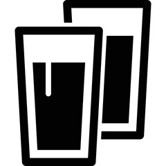 Simple vector icon juice