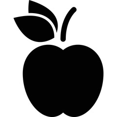 Simple vector icon apple
