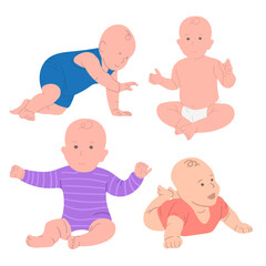 hand draw cartoon baby