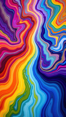 Fototapeta premium A vivid, colorful abstract design that could serve as a striking background for various uses.