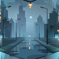 East UK Small Town Streets – Charming Atmosphere, Scenic Village View, and Quaint British Architecture, Generative AI
