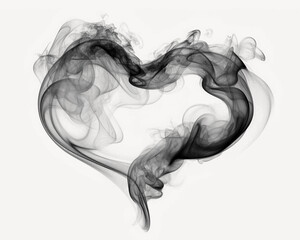 Smoke shape black white.