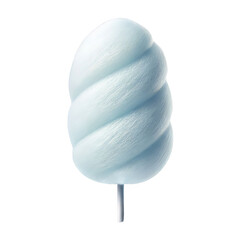 Cotton candy isolated on transparent background