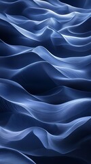 Obraz premium Digital technology blue and gray dark night sand dunes poster background