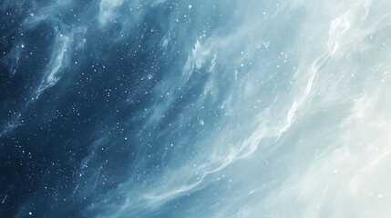 Fototapeta premium Mystical Blue Galaxy with Soft Gradient Featuring Stars Nebulae and Celestial Light Creating Dreamy and Ethereal Cosmic Background Ideal for Futuristic Artistic and Decorative Design Projects