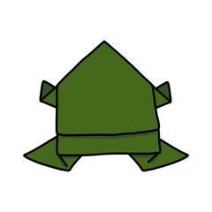 折り紙で作った蛙2