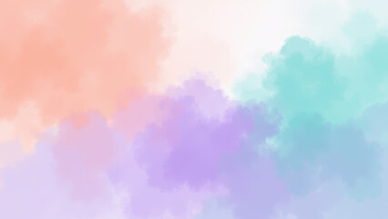 Vibrant abstract background with colorful bubbles and a blurred horizon line.