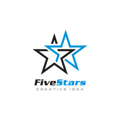 Creative Star Concept Logo Design Template