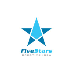 Creative Star Concept Logo Design Template