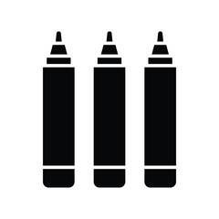 marker icon vector design template simple and clean
