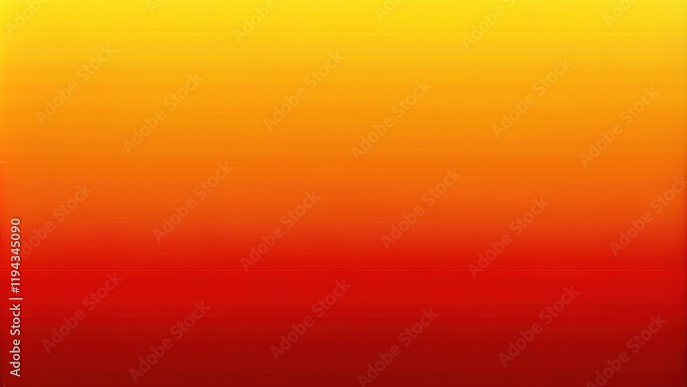 Poster abstract gradient background warm hues from yellow to red