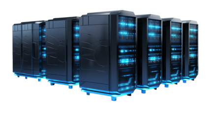 High Tech Data Center Server Racks