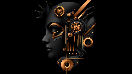 Steampunk Woman Profile