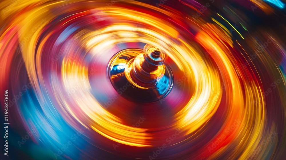 Poster abstract swirling lights create vibrant colorful patterns