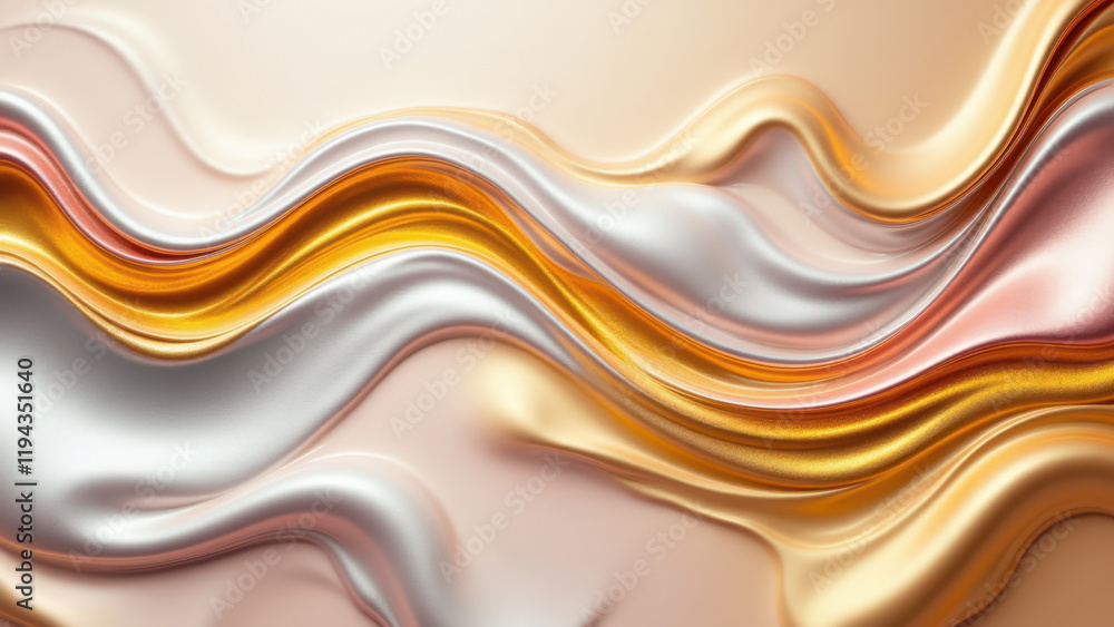 Aufkleber vibrant abstract swirls with gradient transition.