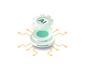 AI technology concept illustration