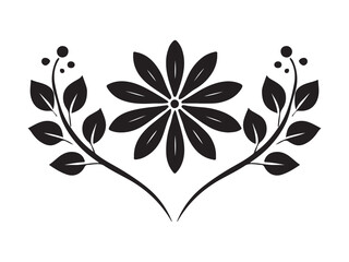 abstract floral design