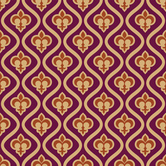 retro seamless ornamental pattern