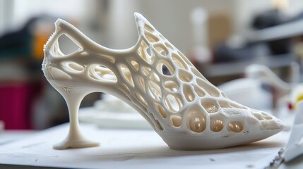 3D-Printed High-Heeled Shoe: A Modern Masterpiece of Fashion Technology