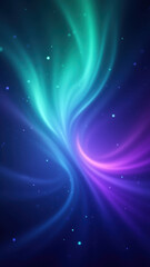 Vibrant abstract background with cosmic nebula-like swirls.