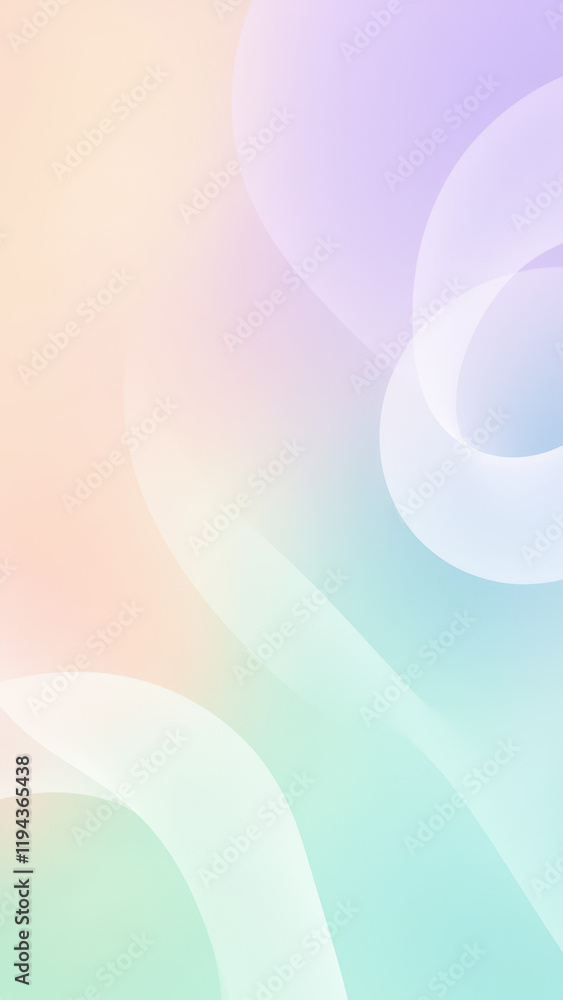 Aufkleber vibrant abstract background with flowing lines and gradient colors.