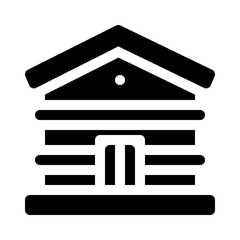 Cottage House glyph icon