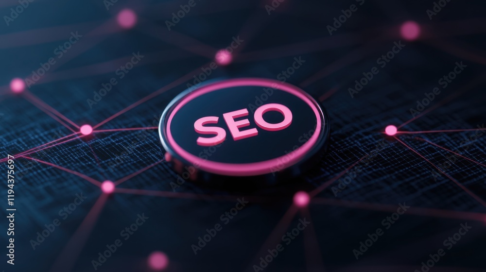 Poster a circular button with 