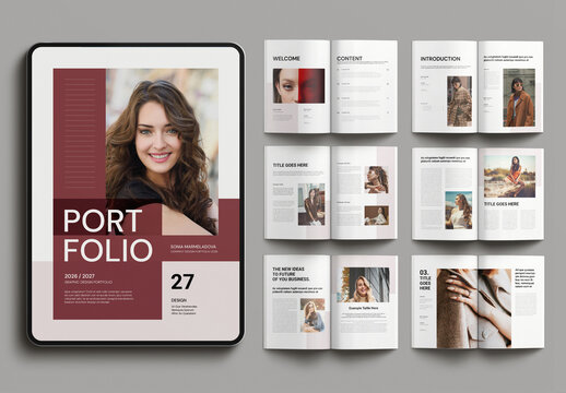 Modern Studio Book Layout