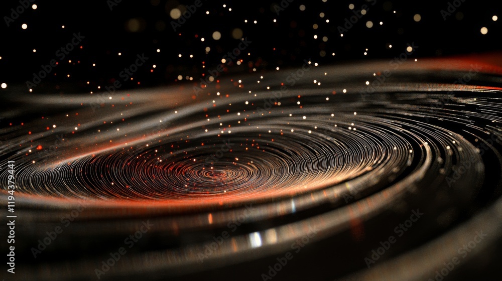 Poster a highly detailed d scatter plot with data points hovering in space, connected by lines, symbolizing