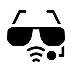 A set of modern gadget icons glyph, featuring smartphones, laptops, headphones, and more. Clean, minimalist design perfect for tech-related projects, apps, and presentations.