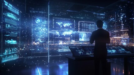 Advanced network design optimizes data flow, empowering metaverse connectivity and big data management. 
