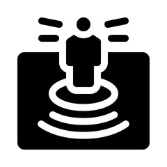 Street view glyph icon