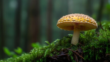 Close-up of a single shiitake mushroom with its cap opened slightly, showcasing the gills and the fresh, natural texture of the mushroom.
